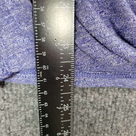 ATHLETA 721632 Purple Suri Bubble Hem Top Long Sleeve SIZE SMALL - Picture 4 of 10